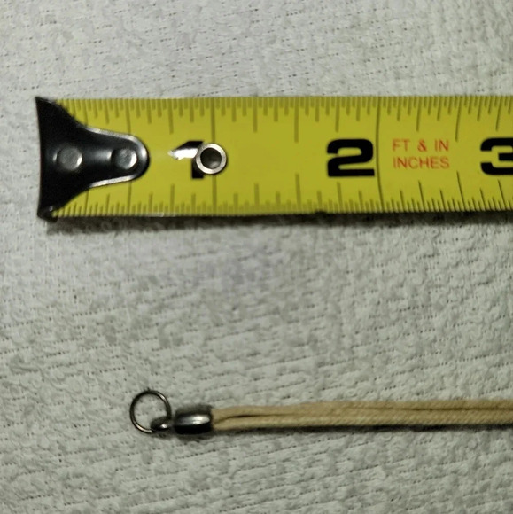 Vintage Fashion Bracelet Flower Metal  and cord - Picture 4 of 6